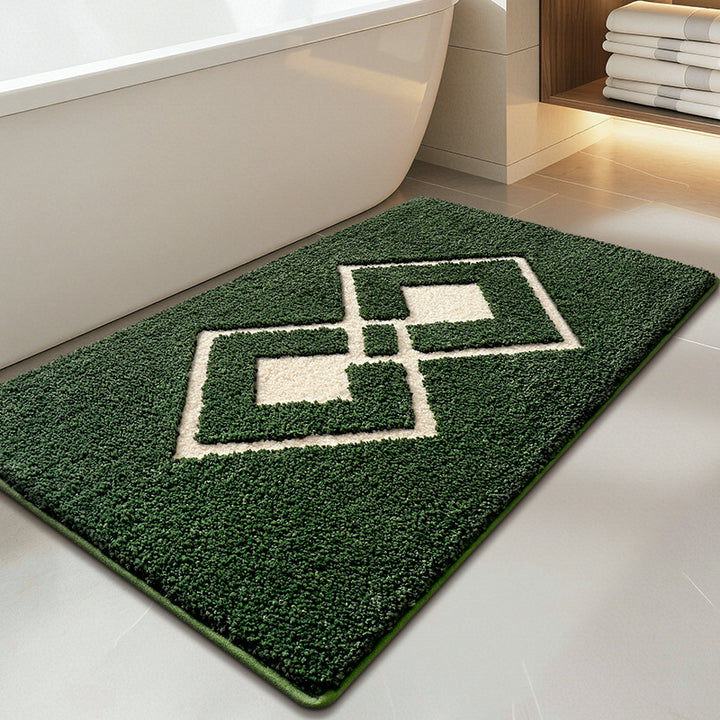 Plush Textured Bathroom Bath Mat Kalsten