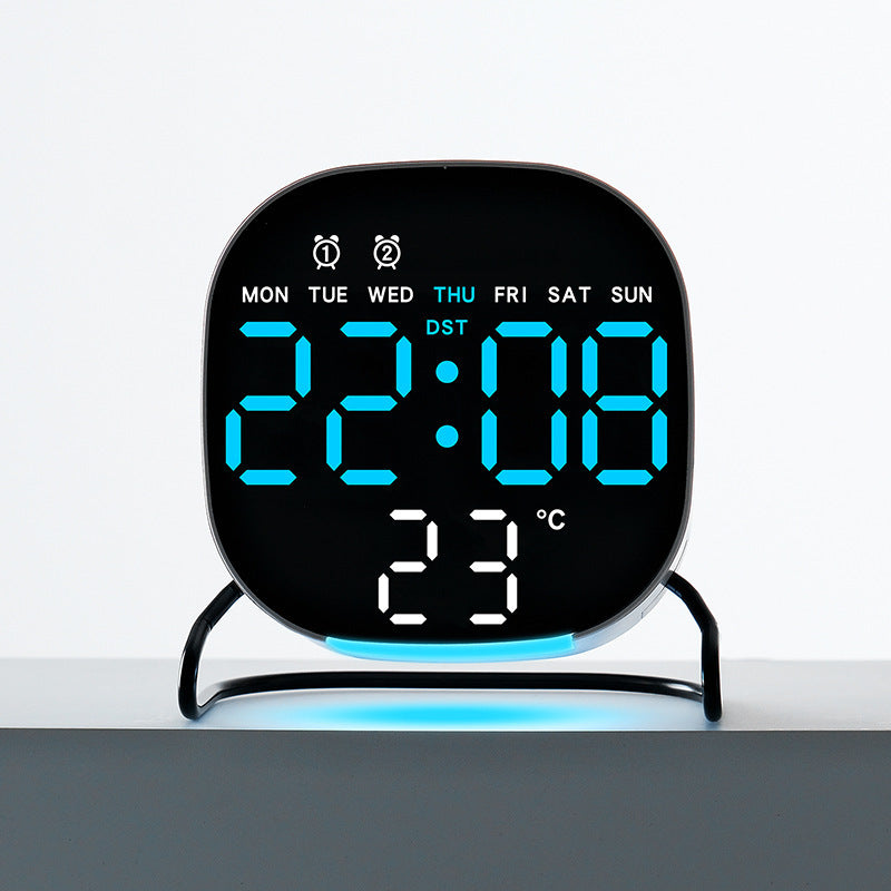 Digital alarm clock with temperature and calendar display Kalsten