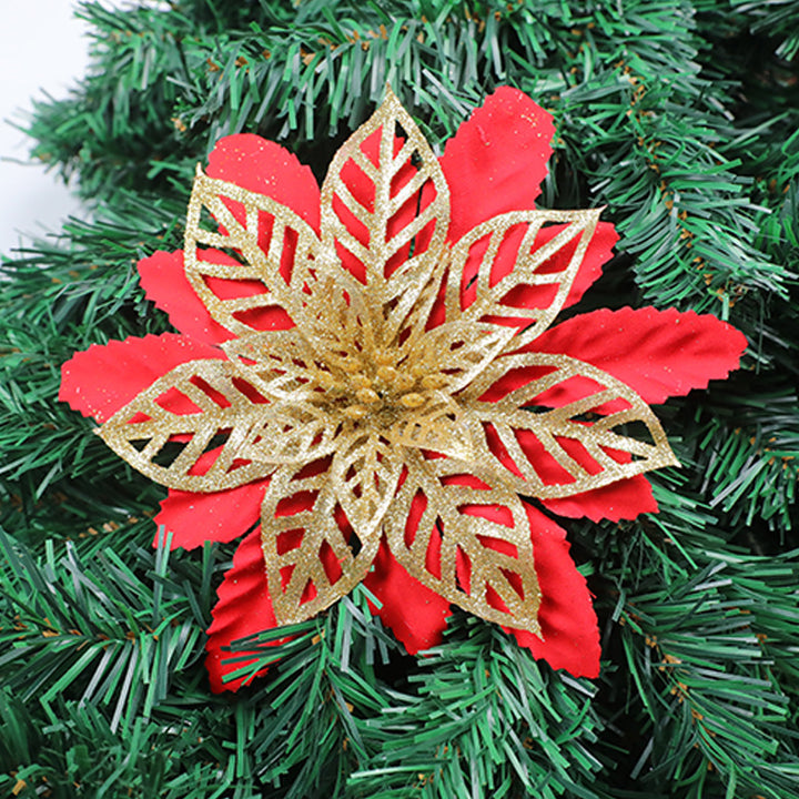 Glittering Floral Christmas Tree Ornament Kalsten