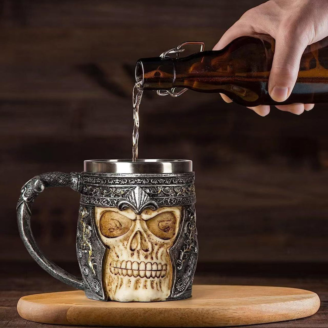 Beer mug with skull design Kalsten