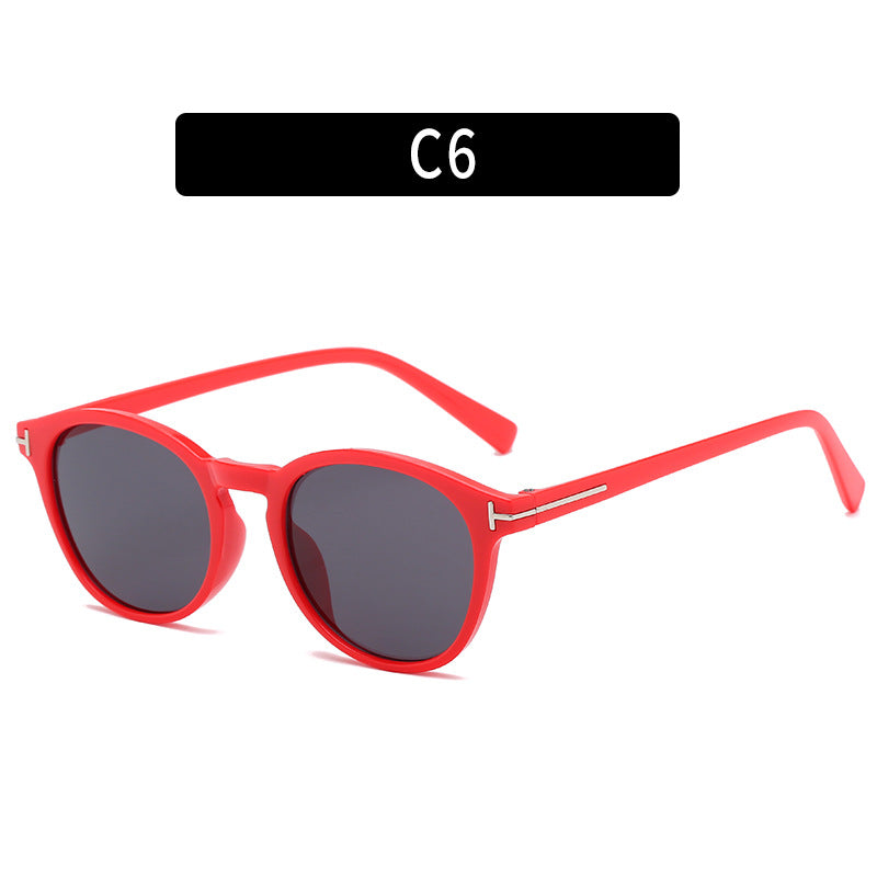 Fashionable Round Frame Sunglasses