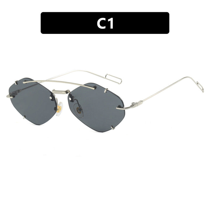 Women geometric sunglasses with ultra-light metal frame Kalsten