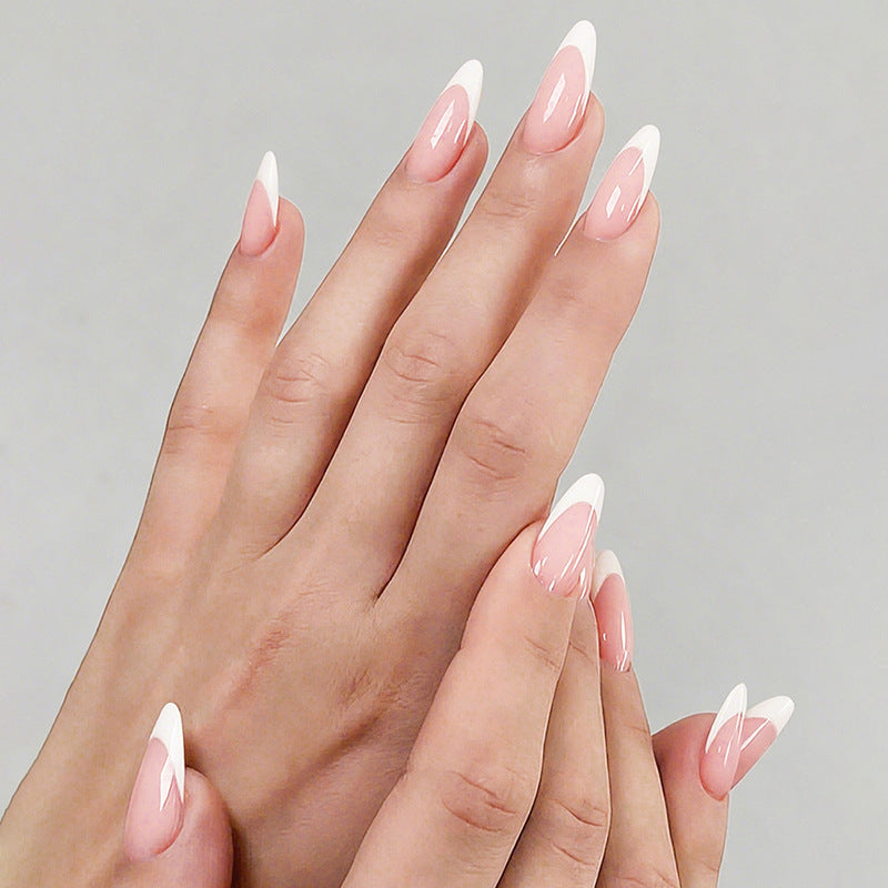 Elegant Press-On Nail Set with Natural Finish Kalsten