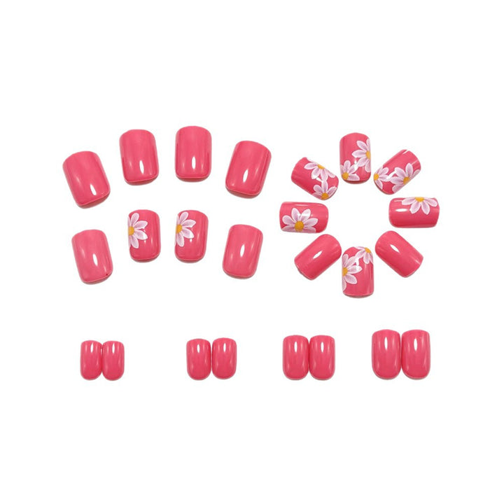 Artificial nails with stylish flower design Kalsten