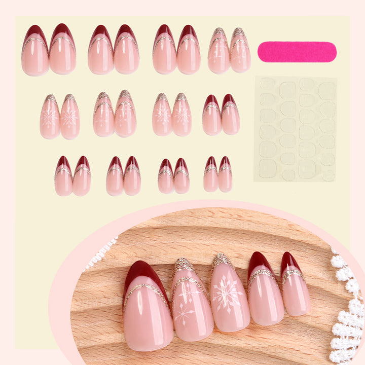 Glamorous Stiletto Press-On Nail Art Set Kalsten