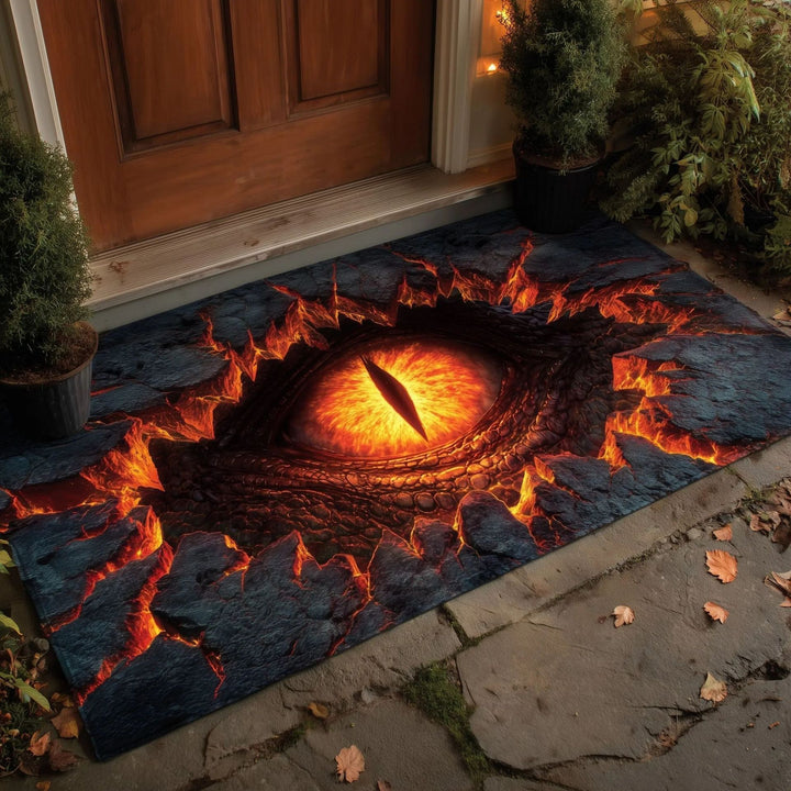 Artistic Dragon-Themed Doormat