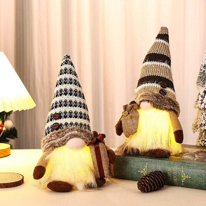 Decorative Christmas gnome with gift package Kalsten