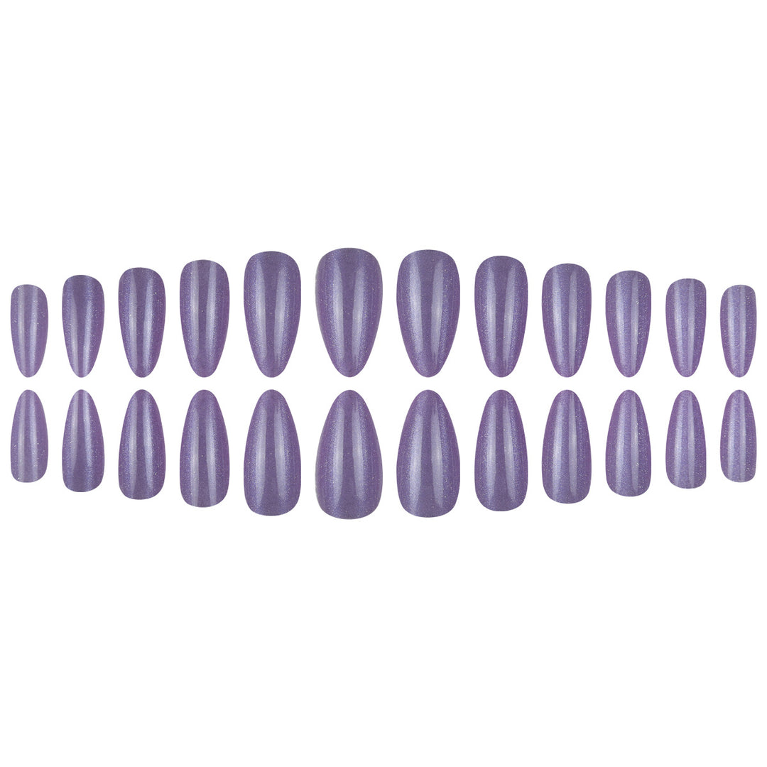Sparkling Long Stiletto Press-On Nails Kalsten