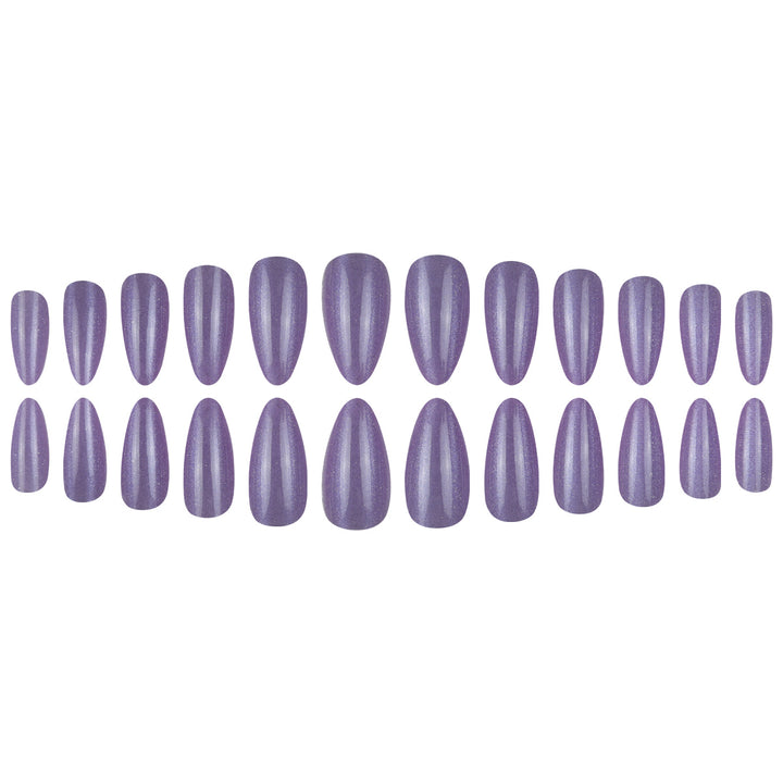 Sparkling Long Stiletto Press-On Nails Kalsten