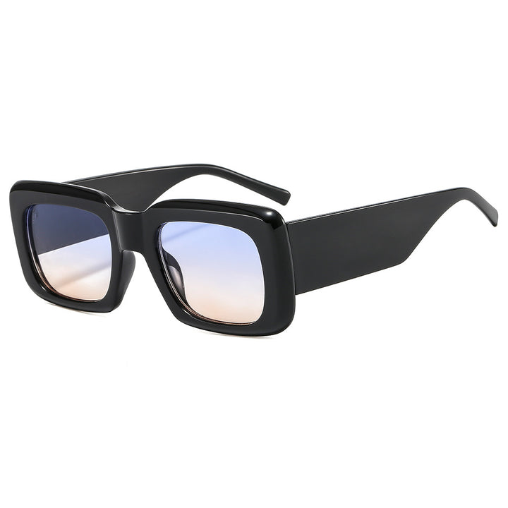Women oversized sunglasses with square frame and transparent design Kalsten