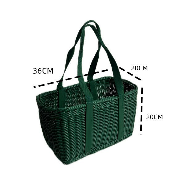 Stylish Woven Basket Bag Kalsten