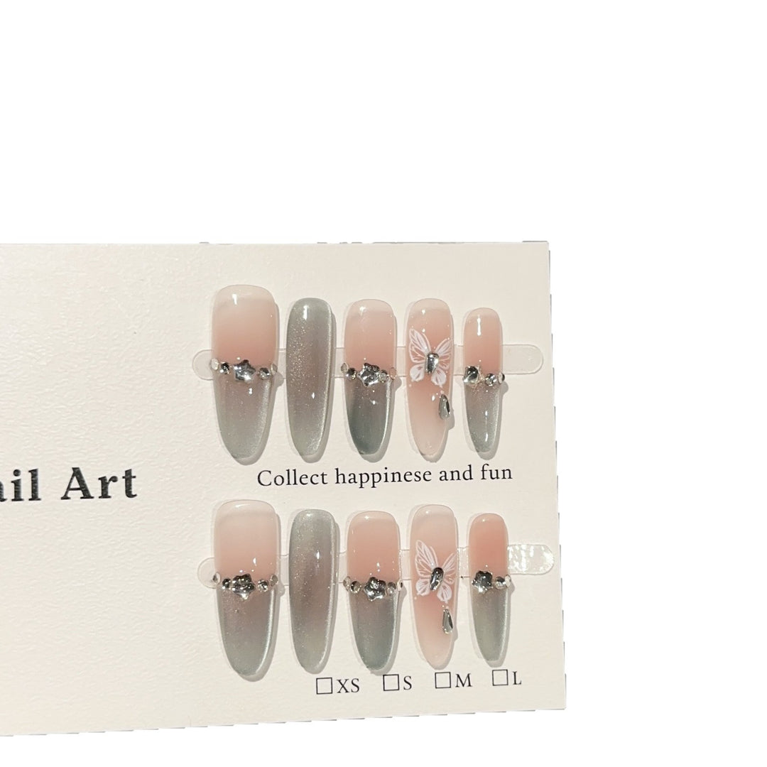 Premium Decorative Press-On Nail Art