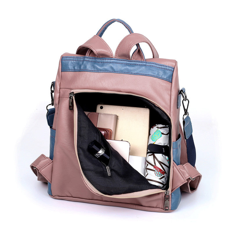 Versatile Leather Backpack Kalsten