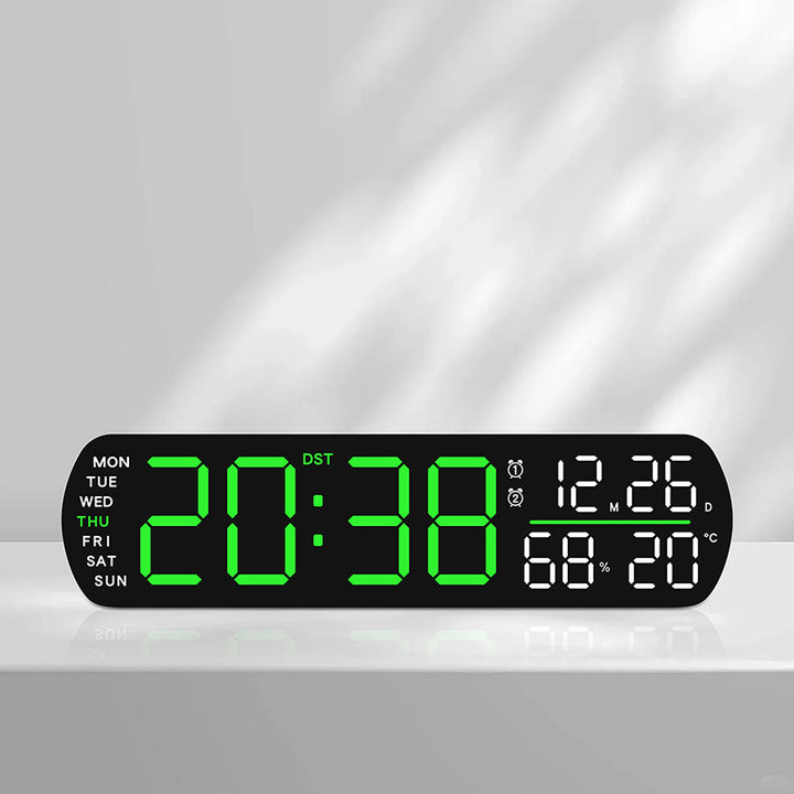 Digital Wall Clock with Multifunctional Display Kalsten
