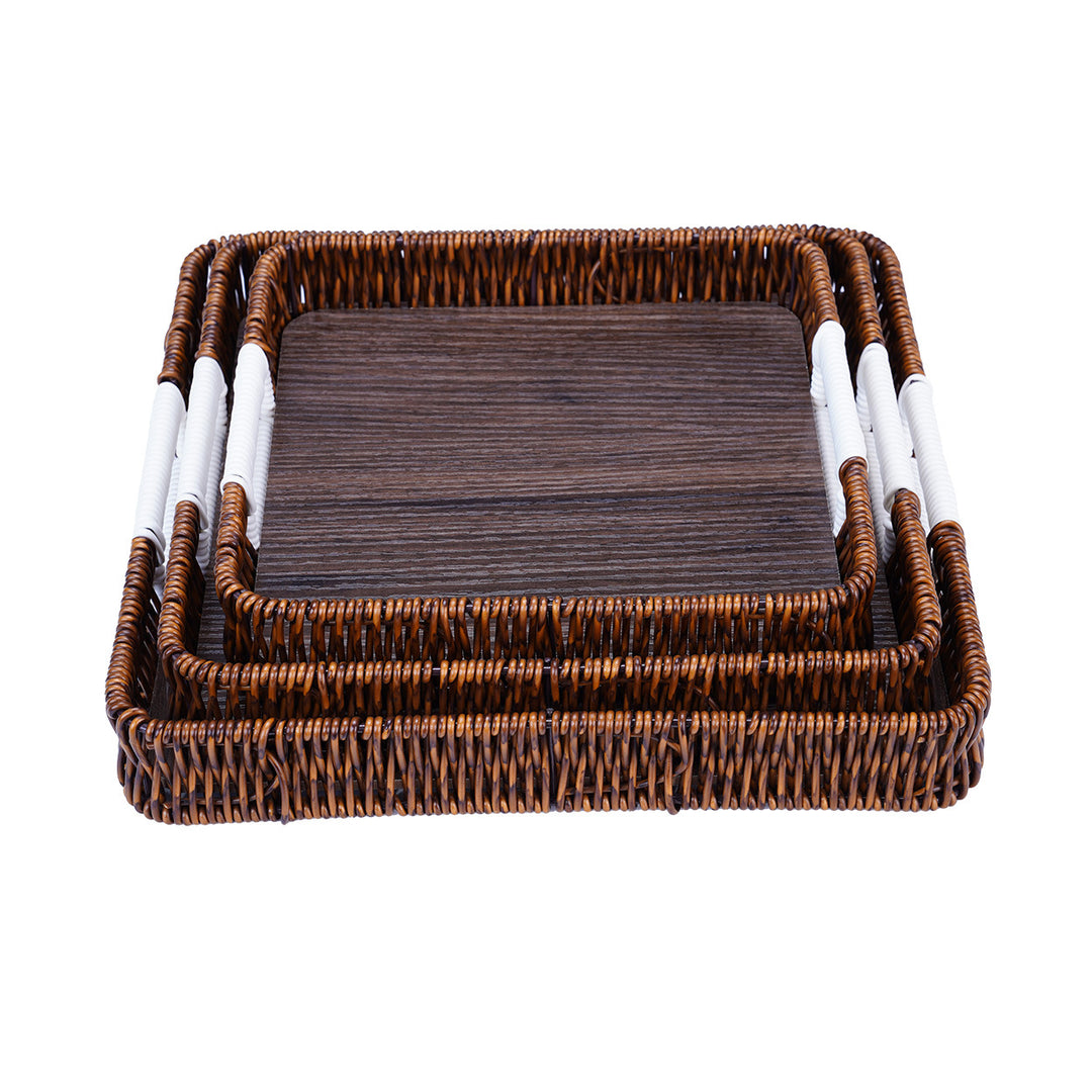 Stylish Handwoven Serving Tray Kalsten