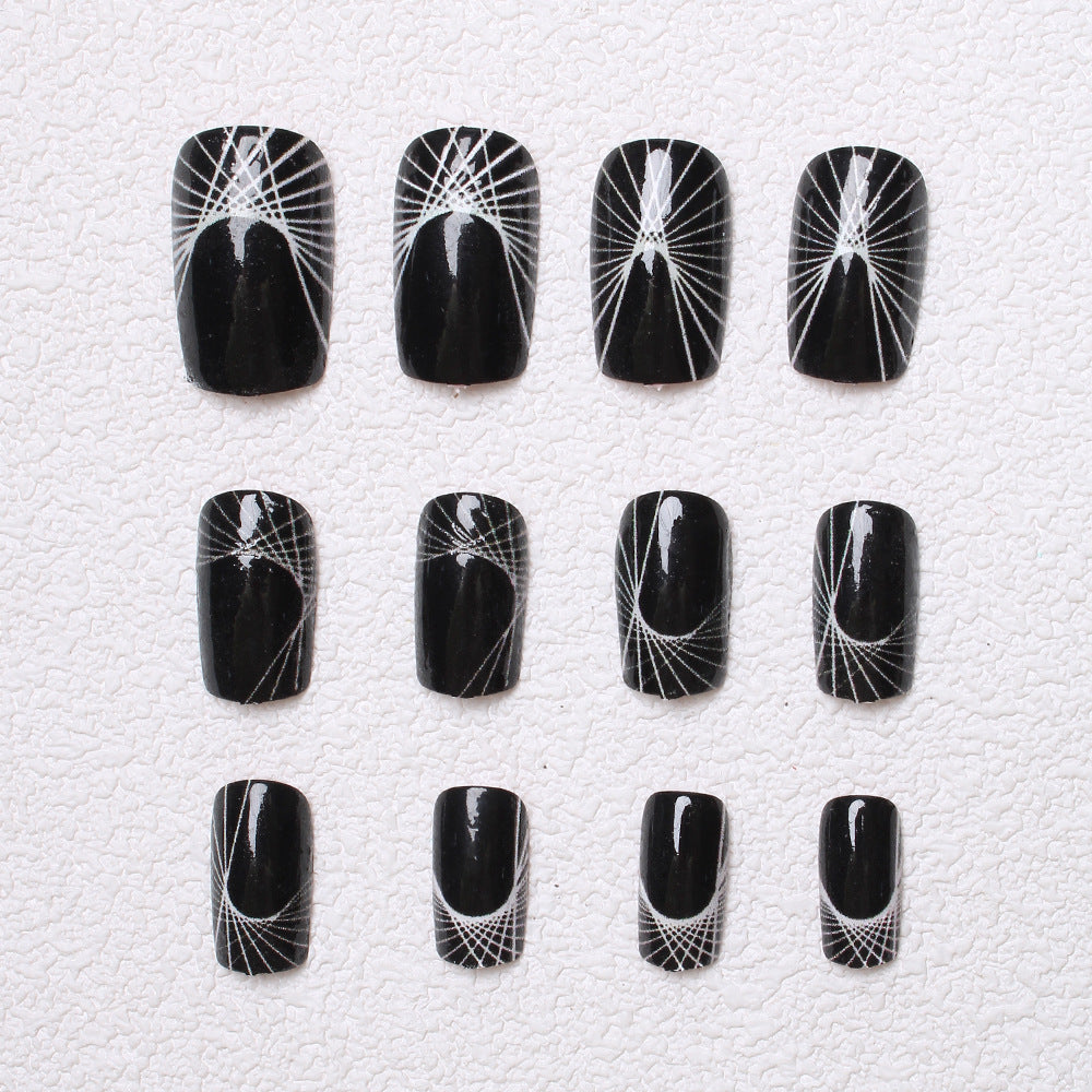 Geometric Patterned Press-On Nails Kalsten