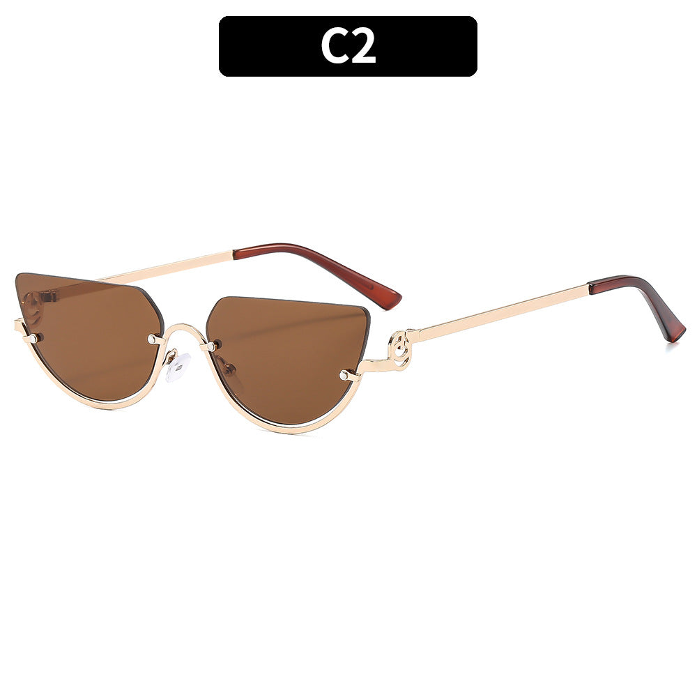 Futuristic Cat-Eye Sunglasses
