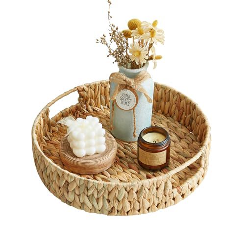 Handwoven Decorative Serving Tray Kalsten