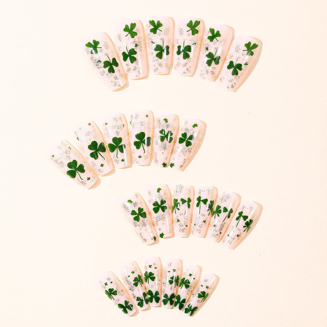Shamrock-Themed Nail Art Kit Kalsten