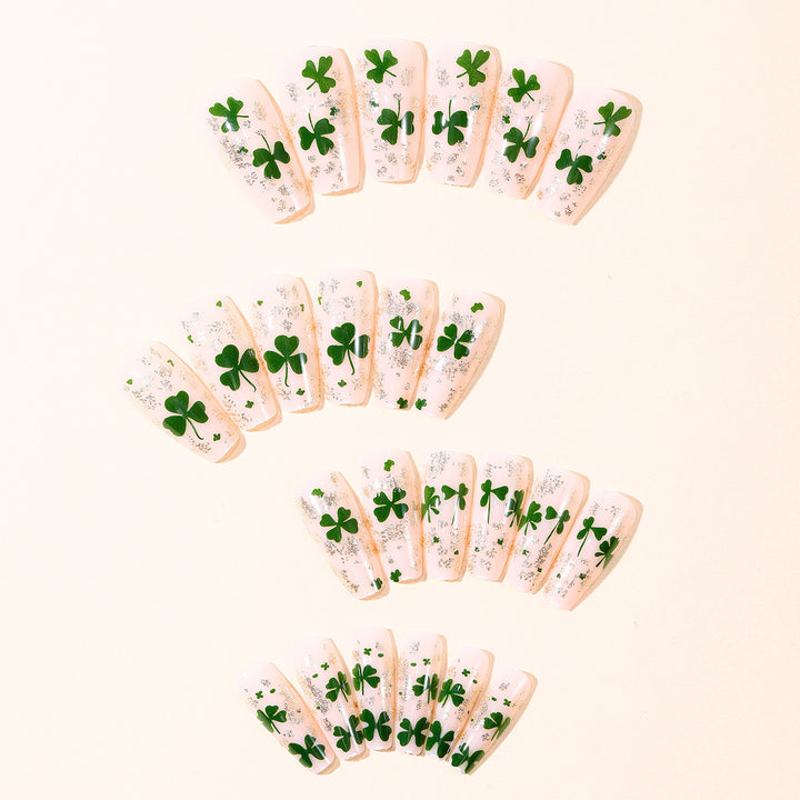 Shamrock-Themed Nail Art Kit Kalsten