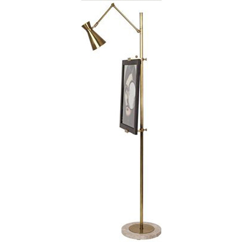 Adjustable Floor Lamp with Marble Base