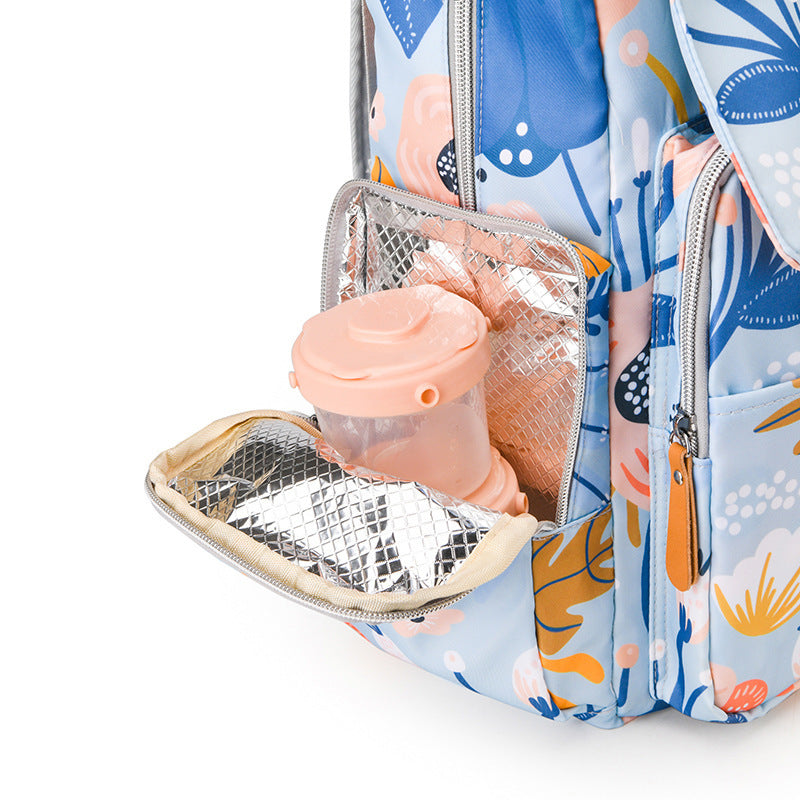 Versatile Floral Print Backpack Kalsten