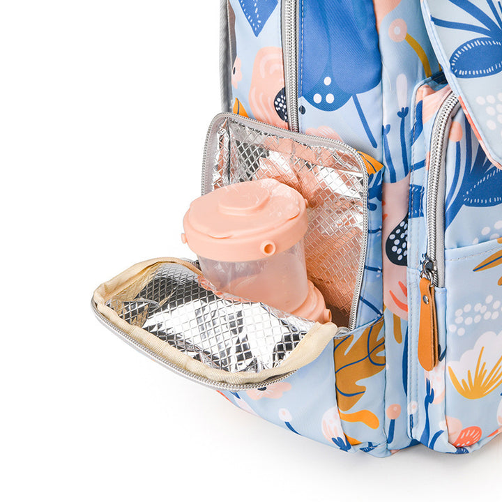 Versatile Floral Print Backpack Kalsten