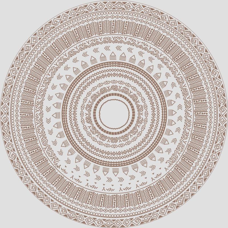 Intricate Mandala Design Area Mat Kalsten