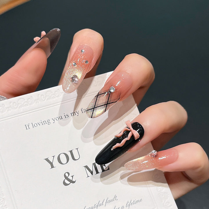 Whimsical Character-Designed Press-On Nail Art Kalsten