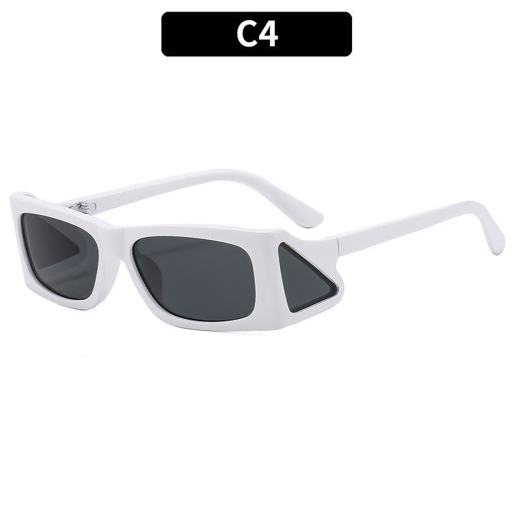 Futuristic Geometric Shield Sunglasses  1787664004