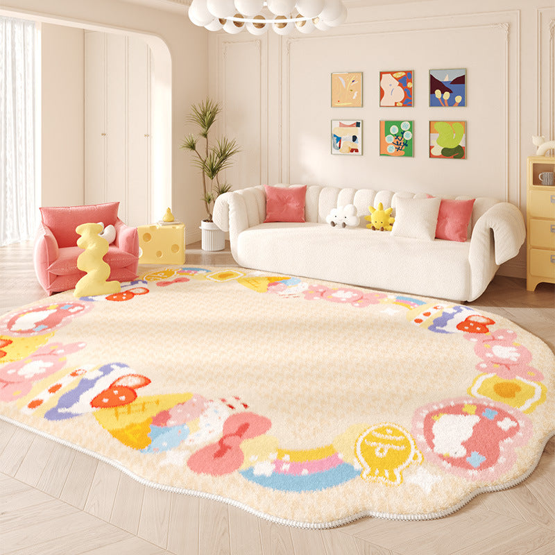 Playful Cat-Themed Area Rug