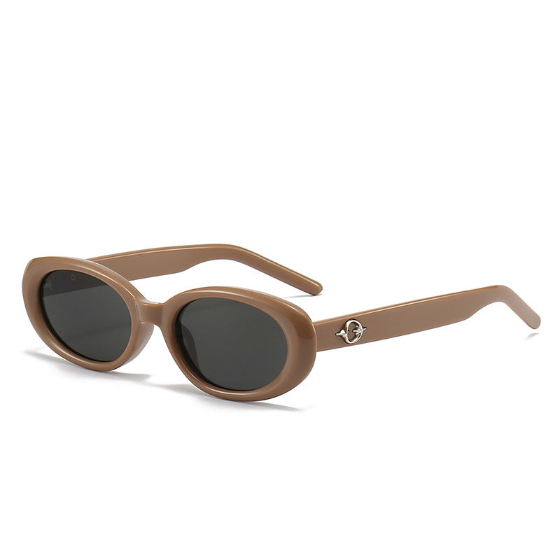 Stylish Sleek Oval Sunglasses Kalsten