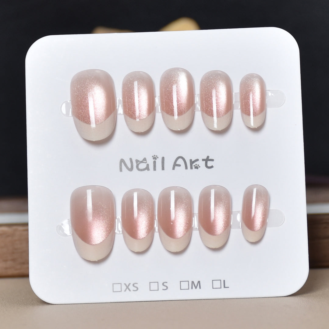 Luxury French Tip Press-On Nails Kalsten