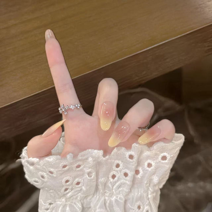 Premium Glossy Cashmere Nail Set Kalsten