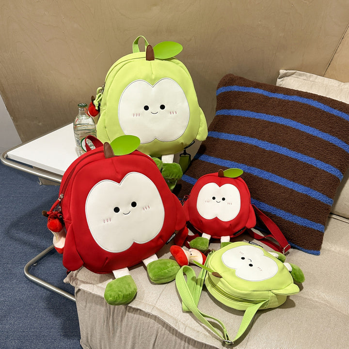 Plush backpack with apple motif Kalsten