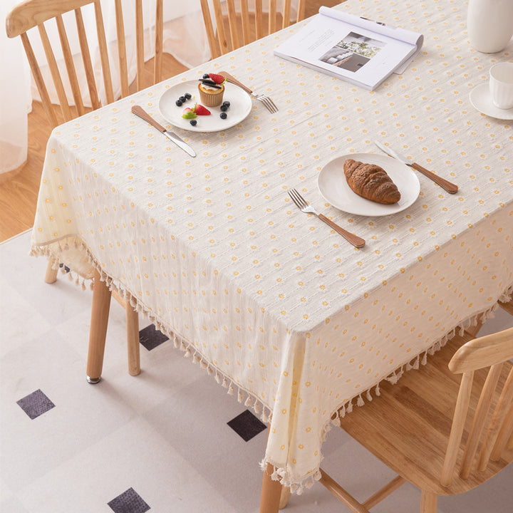 Floral Patterned Tablecloth