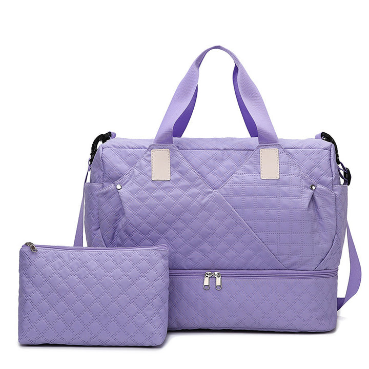 Quilted Multitasking Travel Duffle Bag Kalsten