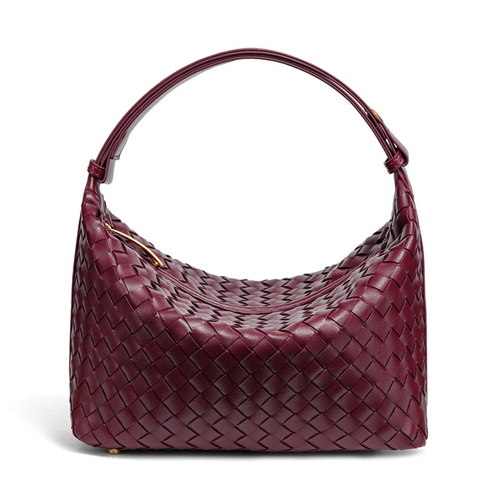 Braided Vegan Leather Shoulder Bag Kalsten
