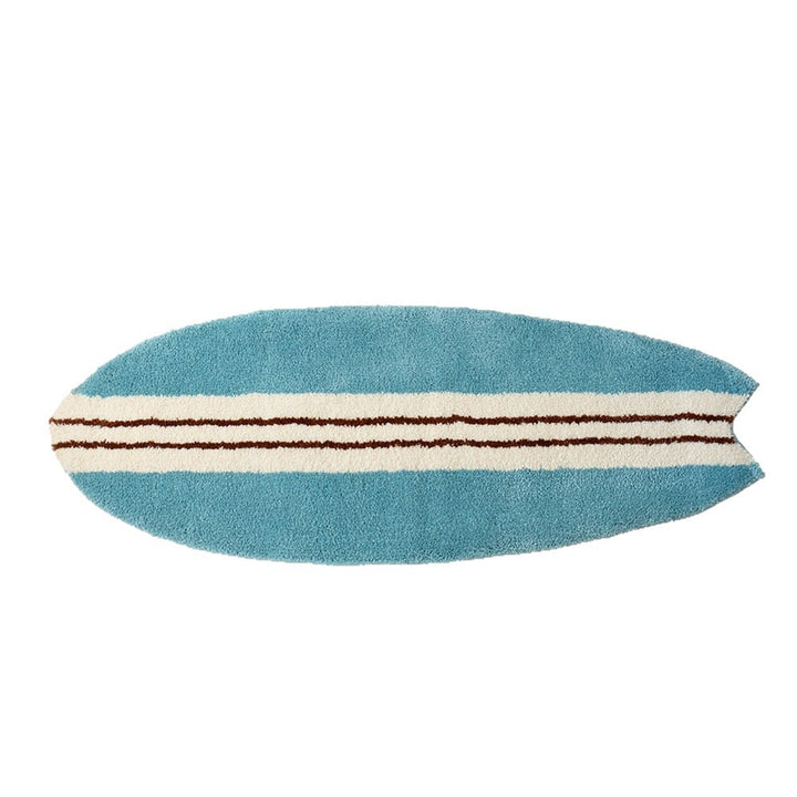 Surfboard-Shaped Decorative Bath Mat Kalsten