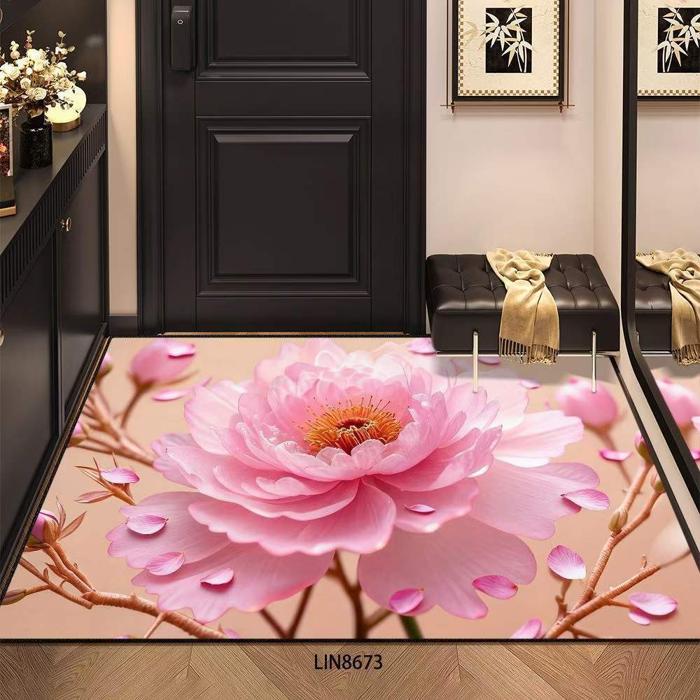 Floral Design Area Rug Kalsten