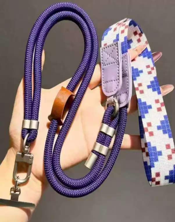 Multifunctional Dog Leash with Decorative Strap Kalsten
