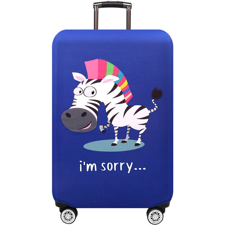 Women's hard-shell suitcase with cheerful giraffe design Kalsten