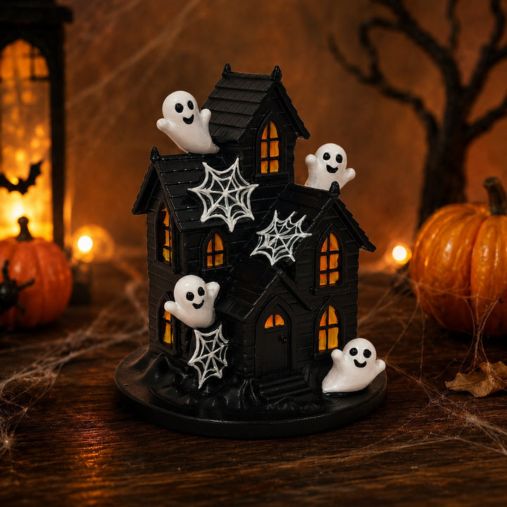 Halloween Deco House with spooky ghosts Kalsten