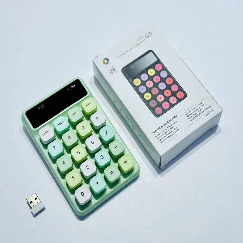 Wireless Retro Calculator Keyboard Kalsten