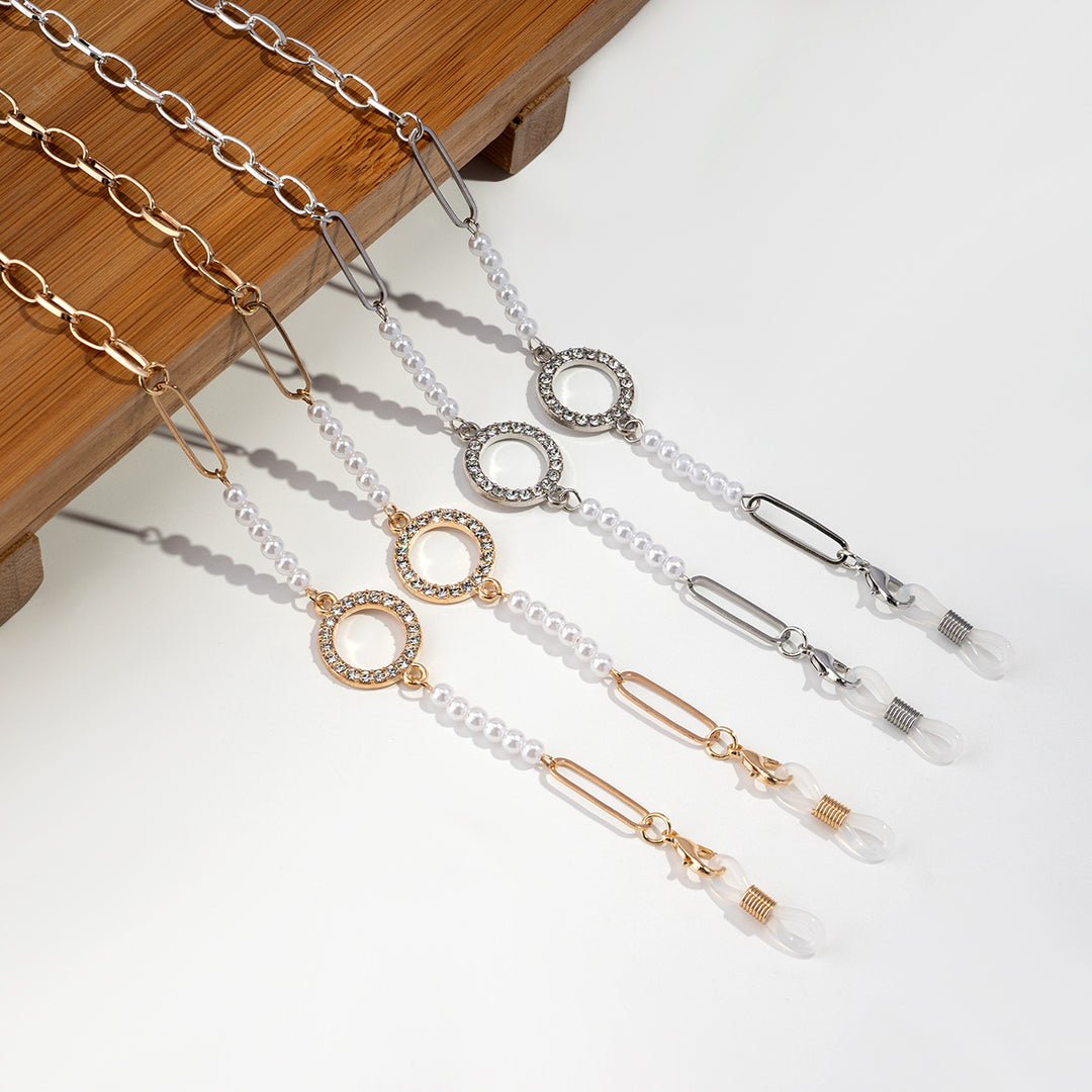 Decorative Pearl-Linked Eyewear Chain Kalsten