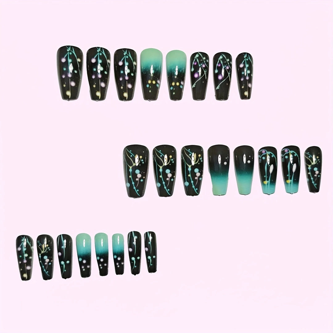 Celestial Glimmer Nail Art