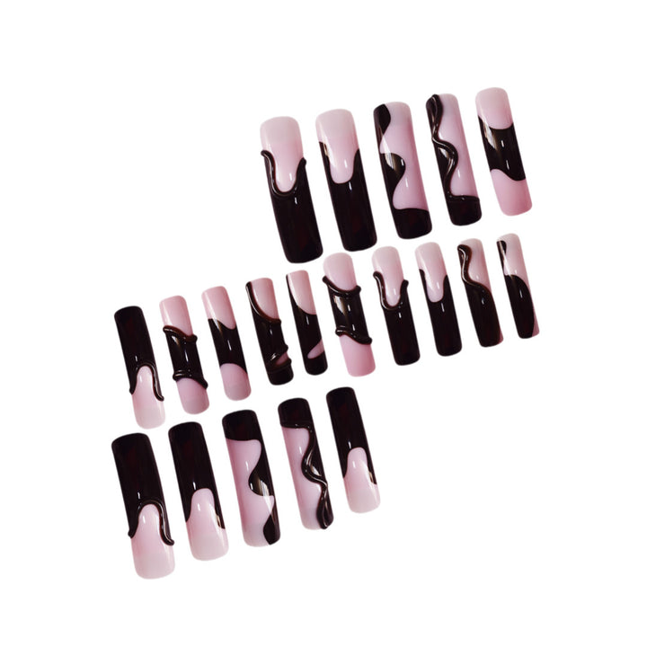 Glamorous 3D Long Stiletto Press-On Nails Kalsten