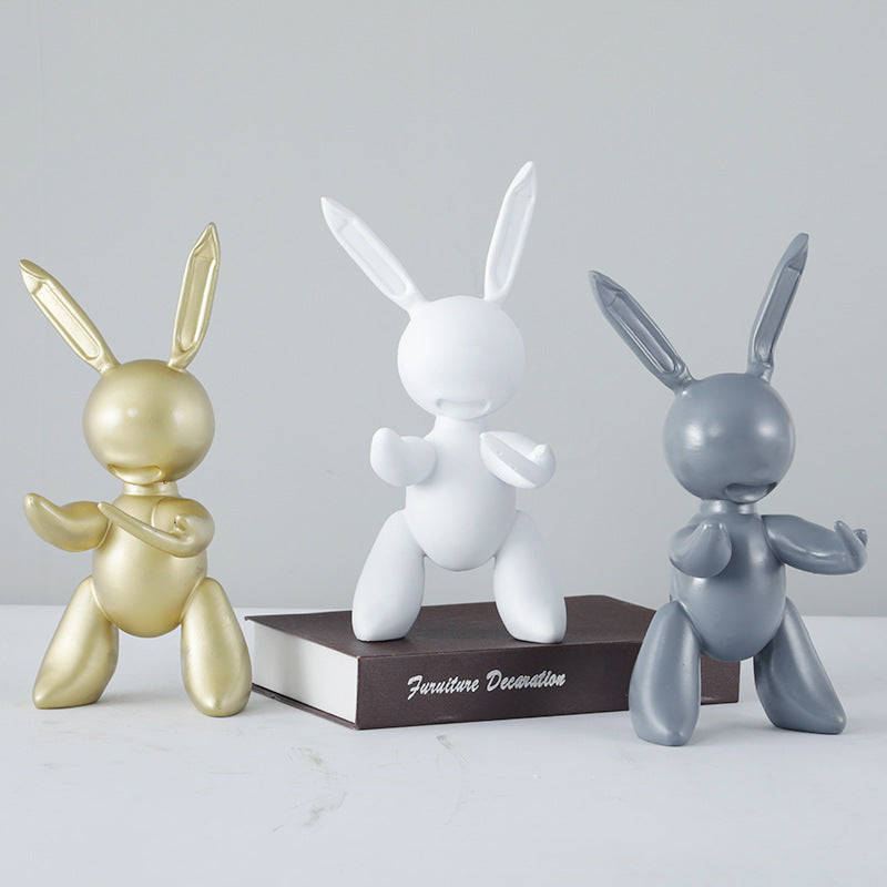 Whimsical Bunny Figurine