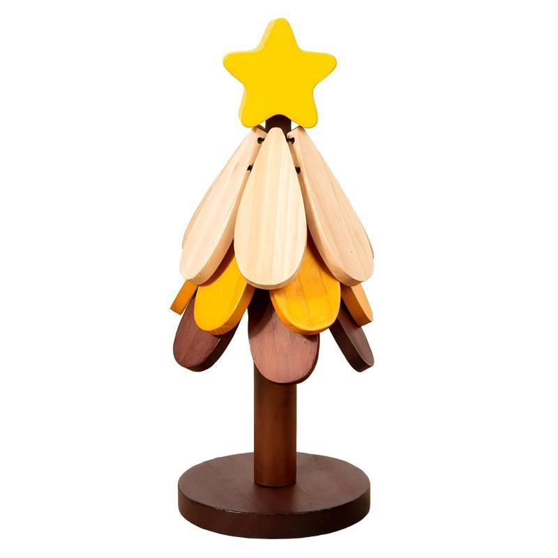 Decorative wooden tree figure