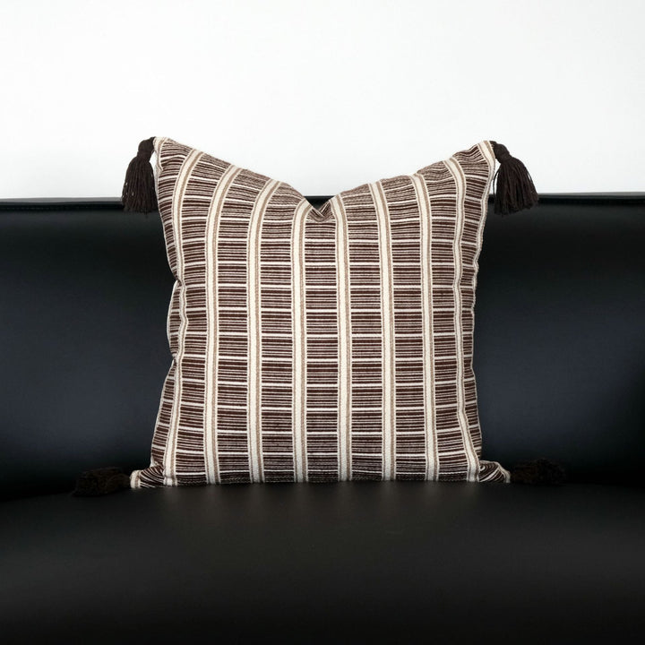 Textured Throw Pillow for Sofa Home Decor